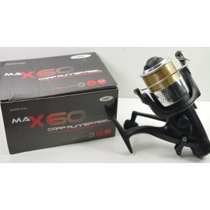 Unisex Frl Max60 2bb ""Carpe Runner"" Fishing Reel With 10lb Line Black, One Size - Neuf