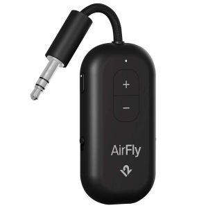 Transmetteur Audio Bluetooth AirFly Pro 2 avec Jack 3.5mm Autonomie 25h Twelve south Noir - Neuf