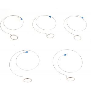 KAL-Acier Allié Argent Outil D'Horloger Périmètre Réglable Loupe Cadre Fil Rond Durable 5 Pièces Pour La Réparation De Montre - Neuf