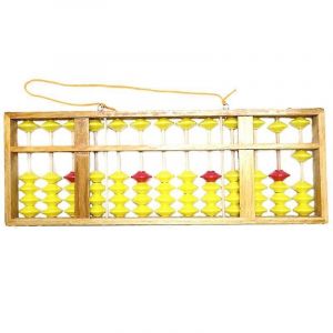 Boulier Chinois 13 Colonne Bois Antidérapant Bouier Dans Enfants Jouet De Math 58Cm - Neuf