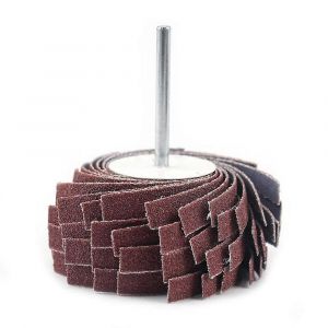 Bois M&eacute;tal 80600 Grain Emery Papier &Eacute;limination des bavures D&eacute;rouiller Polissage Polissage Pon&ccedil;age Chiffon Meule T&ecirc;te abrasive - Neuf