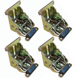 Lot De 4 Supports De Pieds De Table Pliables &Agrave; 90 Degr&eacute;s,Charni&egrave;res Cach&eacute;es,Pour Rallonges De Chaise,Charni&egrave;res Autobloquantes - Neuf