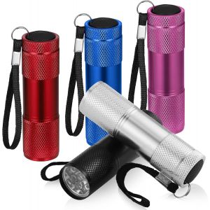 5 Pi&egrave;ce Lampe De Poche Enfant, Mini Lampe Torche Nuit, Petite Lampe De Poche Avec Lanyard, Lampe Torche Pour Camping Randonn&eacute;e Outdoor - Neuf