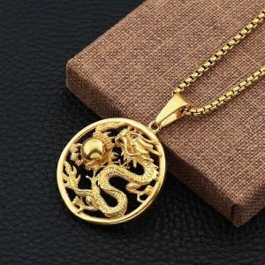 Qualité À La Mode Médaille Collier Pendentif Bateau Pirate Boussole Personnalité Homme Collier Pendentif Hip Hop Bijoux Tendance Bijoux - Neuf