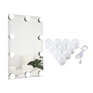 &Eacute;clairage De Miroir De Courtoisie &Agrave; 10 Ampoules Led Avec Options De Couleur &Agrave; Intensit&eacute; Variable - Neuf