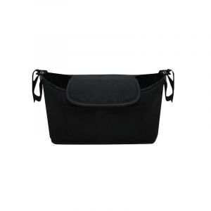 Organisateur De Poussette Pour B&eacute;b&eacute;, Sac D'accessoires De Poussette, Grand Espace Pour Toutes Les Poussettes, Noir - Neuf