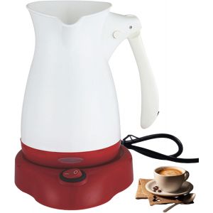 KALANKA-Cafeti&egrave;re &eacute;lectrique, 500 ml 500 W, cafeti&egrave;re turque, cafeti&egrave;re turque, cafeti&egrave;re &eacute;lectrique, cafeti&egrave;re turque pour la maison, le bureau, blanche - Neuf