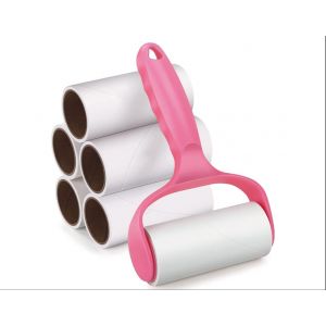 Rouleau Adhésif, Lot De 6 Rouleaux Anti-Peluches De Rechange Pour Poils D'animaux, Rouleau De Nettoyage Pour Éliminer Les Poils D'animaux, La Poussière Et Les Peluches Des Vêtements, Tissus Et Tapis - Neuf