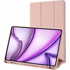 Coque Compatible Avec Samsung Galaxy Tab S6 Lite 10,4 Pouces 2024/2022/2020 Sm-P620N/P625N/P610/P613/P615/P619 Avec Porte-Stylet, &Eacute;tui Housse De Protection, Veille/R&eacute;veil Automatique (Rose) - Neuf