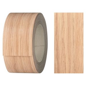 KAL-Ruban Adhésif Pour Bords En Mélamine Avec Adhésif Thermofusible, 40 Mm X 5 M, Ruban Adhésif Thermocollant Pour Étagères Et Panneaux, Décoration : Chêne Lindberg - Neuf