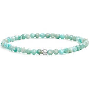 Eryi-Bracelet Pierre Naturelle Femme Élasticité Avec 1 Coffret À Bijoux Bracelet Femme Pierre Naturelle Pour Amie Enseignante Fille Épouse Mère - Neuf