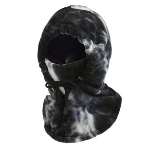 Bicyclette Noire Cagoule De Colorant De Cravate À Cordon De Serrage Garder Au Chaud En Plein Air De La Randonnée Ski Coupe-Vent Cagoule Pour Le Cyclisme - Neuf