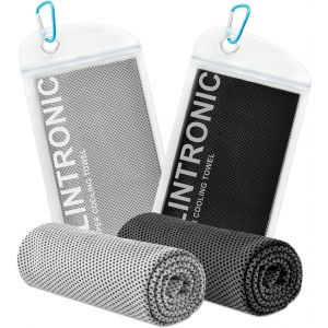 Letnerny-Serviette Rafra&icirc;chissante, 2pc Cool Towel Pour Sport & Fitness, Serviette Microfibre, Serviette De Sport, Serviette Fra&icirc;cheur Pour Fitness Sports Voyages (120x30 Cm) - Neuf