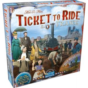 Chenquansarl-Les Aventuriers Du Rail Extensions France+Conquete De L'ouest - Version França - Jeu De Stratégie Pour Enfants Dès 8 Ans - 2 À 5 Joueurs-30 À 60 Min- A Jouer Avec Un Jeu De Base - - Neuf