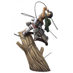 Pop39904 - Figurine Articul&eacute;e En Pvc De 18 Cm, Mod&egrave;le R&eacute;duit De Dessin Anim&eacute; Japonais Artfx J Attack On Titan Shingeki No Kyojin Levi, Id&eacute;al Comme Cadeau Pour Enfant - Neuf