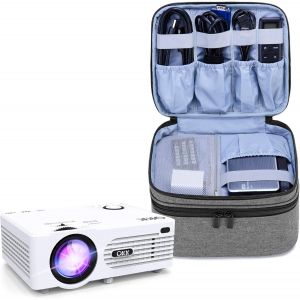 VornixorSarlshop-Sac pour Mini Projecteur XuanPad, DR.Q, APEMAN et QKK, Sacoche pour Mini Videoprojecteur et Accessoires, Gris - Neuf