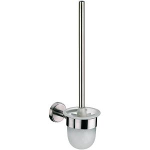 KAL-21587 Set Wc Mural Porte-Brosse, Acier Inoxydable, 'Marbea - Neuf