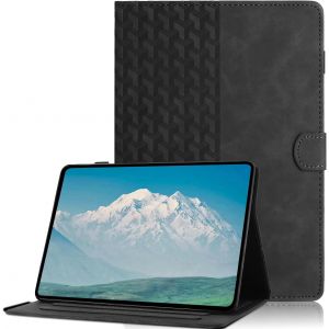 LORANKA-Coque Compatible avec Samsung Galaxy Tab A 10.1 2019 T510/T515 &Eacute;tui Housse en Cuir PU Tablette avec Fonction Support, Protection Magn&eacute;tique et Porte-Stylo (Noir) - Neuf