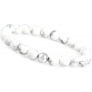 Kal-Bracelet Pour Hommes Avec Perles En Pierre Naturelle I Bracelet En Perles De Jaspe Pour Hommes Et Femmes I Bracelet Extensible Pour Chakras - Neuf