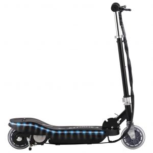 Trottinette &Eacute;lectrique Avec Led 120 W Noir - Neuf