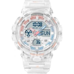 Eryi-Montres Numérique Homme Militaire Chronomètre 50m Etanche Multifonctionnel Montre Compte À Rebours Mode Alarme Dual Time - Neuf