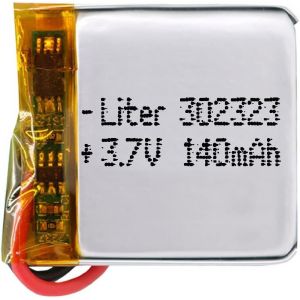 Batterie 302323 LiPo 3.7V 140mAh 0.518Wh 1S 5C Liter Energy Battery pour l'électronique Rechargeable Téléphone Portable Smartwatch GPS-Ne Convient Pas à la Radiocommande 25x23x3mm (140mAh|302323) - Neuf