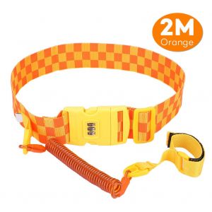 Ceinture Anti-Perte Pour Bebe De 98 Pouces Avec Verrouillage Par Mot De Passe A 3 Chiffres - Neuf