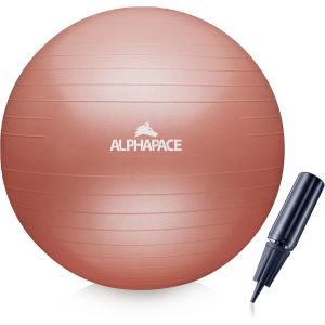 Balle De Gymnastique Anti-&Eacute;clatement-Pompe &Agrave; Air Incl.-Ballon Fitness,Yoga,Gymnastique,Core,Ou Comme Chaise De Bureau Pour Muscler Le Dos.[K1040] - Neuf