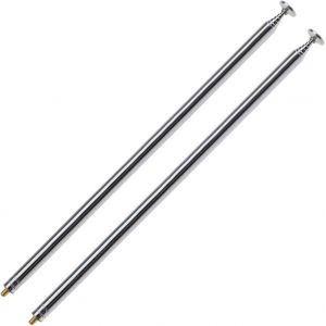 Antenne t&eacute;lescopique &agrave; Filetage M3 6 Sections pour Radio AM FM,Radio,TV,t&eacute;l&eacute;commande de Rechange pour Voiture,Avion,Longueur &eacute;tir&eacute;e 820 mm - Neuf