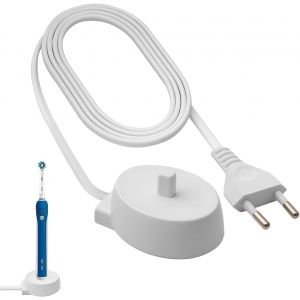 Kalanka-Chargeur De Brosse &Agrave; Dents &Eacute;lectrique Pour Oral-B Mod&egrave;le 3757 : &Eacute;tanche Ip67 Par Induction, Compatible Avec Pro, Smart, Genius, Vitality, Io, Voyage Compact Avec C&acirc;ble 100 Cm Eu - Neuf