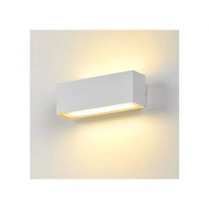 Applique Murale Led 12w &Eacute;tanche Ip65 Blanc Design Moderne &Eacute;clairage Haut-Bas Blanc Chaud 3000k Luminaire Ext&eacute;rieur Int&eacute;rieur - Neuf