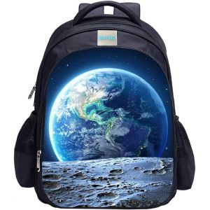 Sac à dos de football pour garçons,sac à dos imprimé football,sac d'école cool[T557] - Neuf