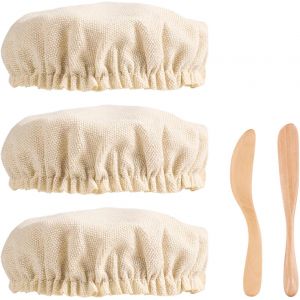 Couvercles En Tissu Pour Levain Avec Grattoirs X3+2 - Neuf