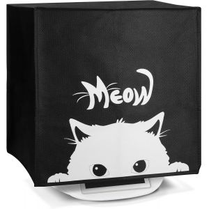 Eryi-Housse Compatible Avec Thermomix Tm5 / Tm6 - Housse De Protection Intégrale Pour Robot De Cuisine - Noir-Blanc - Neuf