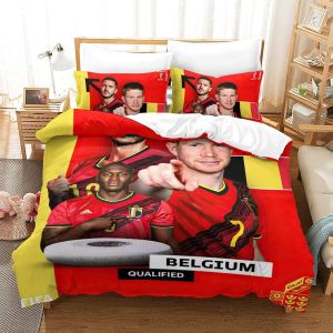 Qatar Housse De Couette De La Coupe Du Monde Belgium | Housse De Couette Souvenir De C&iquest;&iquest;L&iquest;&iquest;Bration | &iquest;&iquest;Quipes De Pays Pour La Coupe Du Monde King&pound;&iquest;Xcm&pound;&copy; - Neuf