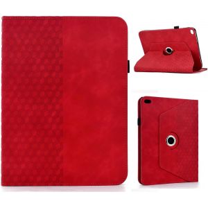 Kal-Coque Étui Rotatif Pour Ipad 9,7"" 6ème Génération, 5ème Génération/Ipad Air 2, Support Rotatif À 360 Degrés Avec Fonction De Emplacement Pour Carte Et Porte Stylo - Rouge - Neuf