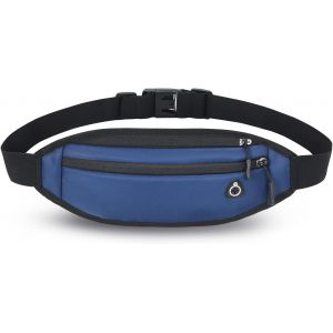 KALANKA-QKUDS Sac Banane de Course étanche pour Homme et Femme Sac Banane Fin pour Transporter des téléphones jusqu'à 17,8 cm Sac Banane pour la Course à Pied - Neuf