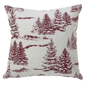 Coussin D&eacute;coratif D&eacute;houssable Style Montagne - Neuf