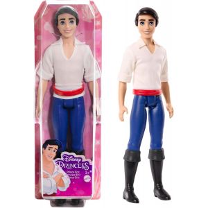 ERYI-Princesses Disney Poupée Articulée Prince Éric Dans Sa Tenue Emblématique Avec Chemise En Tissu, Pantalon Moulé Et Bottes Moulées, À Collectionner, Jouet Enfant, Dès 3 Ans, Hlv97 - Neuf