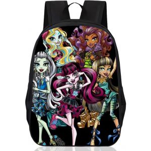 Monster Sac à Dos,Cartoon Scolaire Sacs pour Enfants,Cartable Imprimé Imperméable Sac à Dos Enfant Personnalisé pour Enfants École Ou Voyage (40 x 30 x 13 Cm) - Neuf
