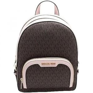 Sac à dos - MICHAEL KORS - Jaycee - Noir - Marron/Rose - Intemporel - Neuf