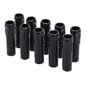 10 Pcs Vintage Bougie Gouttes Couvertures En Plastique 30 * 100mm Tubes Lustre Douille Couvercles Lustre Applique Murale Pendentif Décorationfo - Neuf