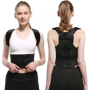 De Dos De La Posture Correcteur Pour Unisexe Hommes Et Des Femmes, De La Moelle Épinière/Support Arrière Ajustable Respirant Ceinture Sangle D'épaule, De Correction P - Neuf