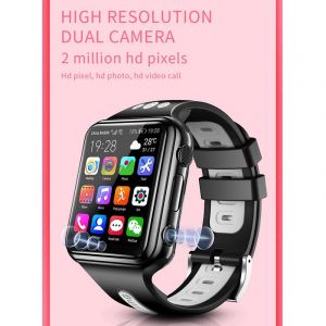 Montre T&eacute;l&eacute;phone 1.54" 1 Go + 8 Go Montre Android 4G Bluetooth WiFi Rose Blanche + SD 32Go YONIS - Neuf