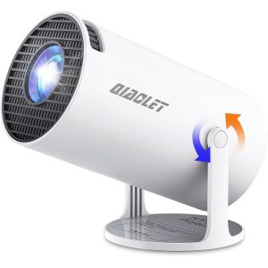 Mini Projecteur 2025 Android 13.0 Videoprojecteur 4K 1080P Supportée, Portable Projecteur Video Wifi6 Bluetooth, Auto Keystone, 180° Rotation Compatible Avec Phone/Hdmi/Usb/Tv Stick - Neuf