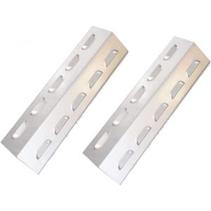 Ulteronixshop-Paire de diffuseur de Chaleur pour Barbecue &agrave; gaz de Rechange en Acier Inoxydable 430 Grille pour br&ucirc;leur, Rideau de Protection, Plaque pour Couverture de br&ucirc;leurs (1598 x 2) - Neuf