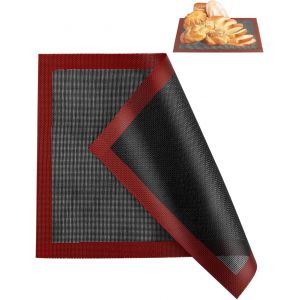 AYUHR-Tapis de Four Micro-Perforés en Silicone,Réutilisable Tapis de Cuisson, Anti-Adhésif Tapis de Cuisson Pâtisserie pour Macaron Pizza Pain Pâte(40x30cm¿ - Neuf