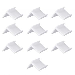 10pcs Baseball Hat Hook Mur Minimaliste Viscose Design Minimaliste Solide Double Face Adhésif Sans Marque Hat Hook - Neuf