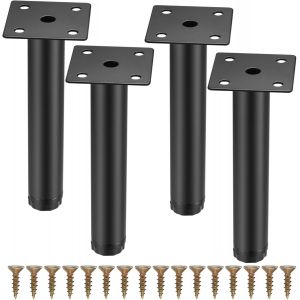 Ensemble De 4 15cm Réglable Pieds De Vos Meubles, Accessoires Métalliques Pour Meubles, Tables, Chaises, Bureaux, Cuisines, Placards Et Des Canapés. - Neuf