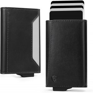 Portefeuille Pour Homme - Design Inclin&eacute; Exclusif - &Eacute;tui Pour Cartes Pop-Up Pour 10 Cartes - Pour Homme - Avec Protection Rfid Et Fermeture Magn&eacute;tique - Portefeuille Fin Sans Compartiment &Agrave; - Neuf